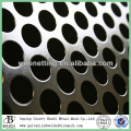 round hole black cross perforated metal